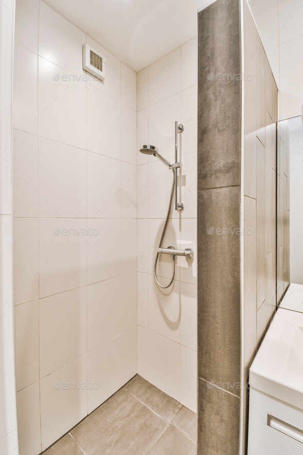 Shower box in modern bathroom Stock Photo by pro_creator PhotoDune